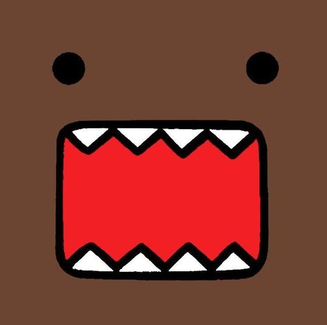 Domo Kun Outfit, Domo Painting, Domo Kun Nails, Domo Poster, Domo Character, Domo Icon, Domo Pfp, Scene Png, 2000s Icons