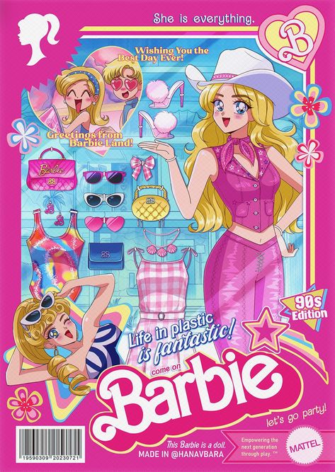 Barbie Magazine, Barbie 90s, Barbie Drawing, 90 Anime, Barbie Images, Bratz Doll, 90s Anime, Barbie Movies, Barbie World