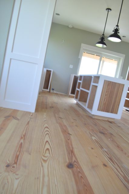 How to finish yellow pine floors (without poly) - NewlyWoodwards Yellow Pine Stain Colors, Yellow Pine Floors, Flooring Hacks, Pallet Flooring, Diy Hardwood Floors, Porch Railing Designs, Pallet Floors, Distressed Floors, Pine Wood Flooring