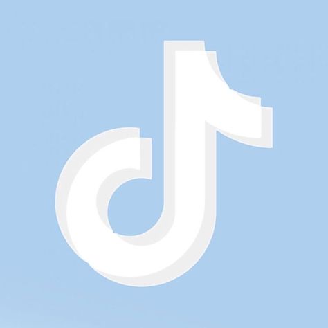 Tik Tok Purple Icon, App Icon Sky Blue, Tiktok App Icon, Tiktok App, Pastel Blue Background, Purple Icon, Queens Wallpaper, Cute Wallpapers For Ipad, Snapchat Icon