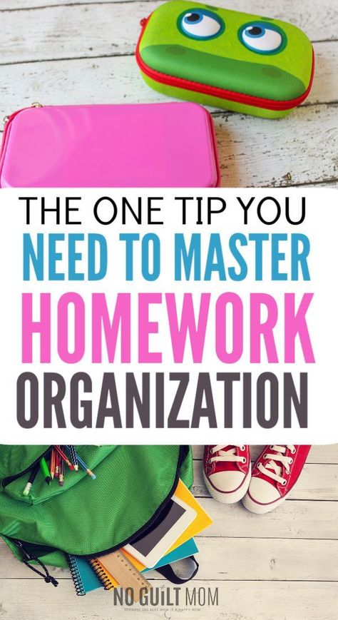 Whoa!  My child’s homework organization makes me want to pull out my hair!  This hack makes homework time so much easier and is way simpler than creating a huge DIY homework station.  Best tip for parents during back to school time or any time during the year! School Homework Organization, Diy Homework Station, Homework Routine, Homework Hacks, Homework Schedule, Potty Training Help, Homework Organization, Parenting Adult Children, Family Resources