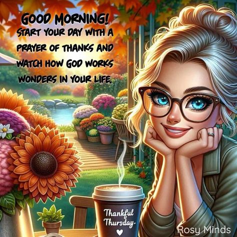 Good Morning Boss Lady Quotes, Good Morning Boss, Thursday Morning Coffee, Thursday Good Morning, Great Day Quotes, Coffee Image, Morning Sayings, Fun Clip, Prayer Of Thanks