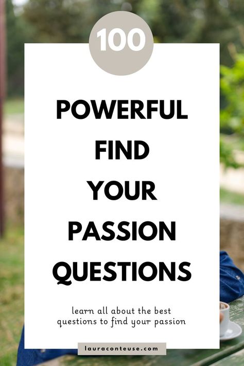 Ready to find your passion? This blog post features powerful find your passion questions and questions to find your passion that will guide you on your journey. Use these journal prompts to find your passion and the questions to ask yourself to find your passion to unlock your true desires. With 50 questions to know yourself better, you’ll start getting to know yourself in a deeper way. Discover valuable personal growth tips to help you grow and find your purpose. How To Discover Your Passion, Getting To Know Yourself, Powerful Questions, 50 Questions, Find Your Passion, Find My Passion, Find Your Purpose, Questions To Ask Yourself, Know Yourself