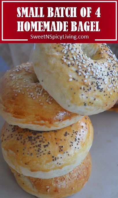 Onion Bagel, Bagel Recipe Easy, Vegan Bagel, Small Batch Baking, Mini Bagels, Baking Soda Benefits, Homemade Bagels, Bagel Recipe, Bread Machine Recipes