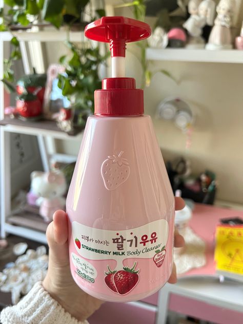 Strawberry Milkshake Body Wash, Strawberry Milk Body Wash, Strawberry Milk Perfume, Milk Body Wash, Strawberry Perfume, Strawberry Soap, Pheromone Perfume, Face Soap, Japanese Makeup