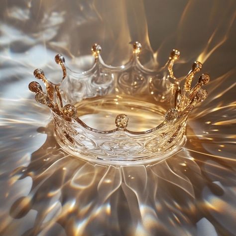 Crown Shadow, Illusion Photography, Crown Aesthetic, Floating Lights, Golden Crown, Light Spots, Gold Aesthetic, Crystal Crown, Beautiful Nature Wallpaper