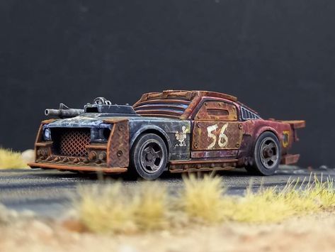 Gaslands Inspiration, Apocalypse Stuff, Gaslands Cars, Trash Bash, Hot Wheels Toys, Custom Hot Wheels, Twisted Metal, Hot Wheels Cars, Futuristic Cars