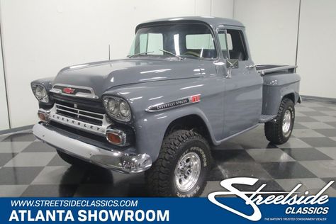 Old Trucks For Sale, 1959 Chevy Truck, Chevy Apache, Truck Life, Chevrolet Apache, Chevrolet 3100, Lifted Chevy, Chevrolet Pickup, Old Pickup Trucks