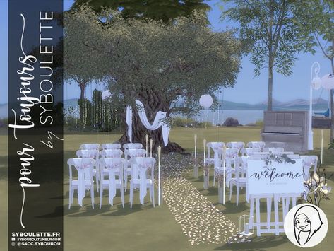 [DOWNLOAD] Pour toujours set Sims 4 Cc Wedding, Sims 4 Wedding Decor, Sims 4 Wedding Cc, Hanging Candle Lights, Sims Wedding, Sims 4 Wedding Dress, Lotes The Sims 4, Draping Wedding, Sims 4 Cc And Mods