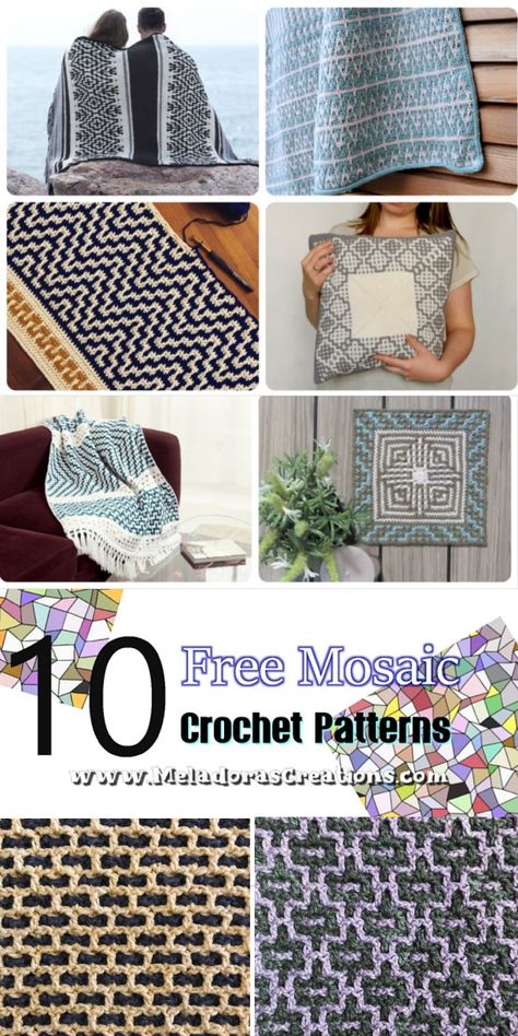 Crochet Mosaic Pattern Free Chart, How To Mosaic Crochet Step By Step, How To Do Mosaic Crochet, Mosaic Crochet Pillow Patterns Free, Mosaic Overlay Crochet Patterns Free, Mosaic Crochet Chart Free, Easy Mosaic Crochet Patterns Free, Free Mosaic Crochet Patterns Free Charts, Mozaik Crochet Pattern