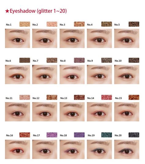 Innisfree My Palette My Eyeshadow (glitter) Eyeshadow Glitter, Eyeshadow Tutorials, Eyeshadow Tutorial, Colorful Makeup, Makeup Skin Care, Skin Makeup, No. 2, Skin Care, Glitter