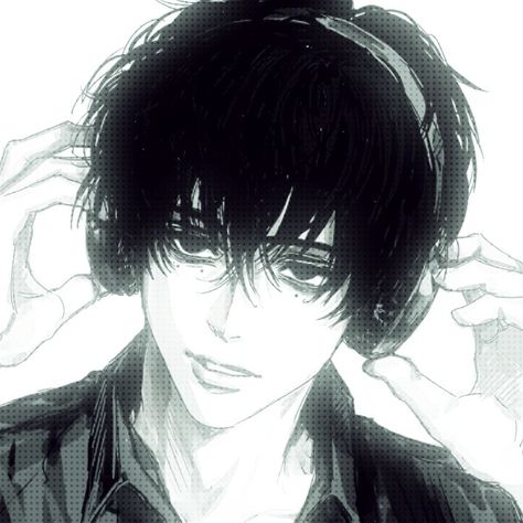 ﹫ fkmxcyil Anime Black Icon Aesthetic, Anime Profile Ideas, Boy Pfp Drawing, Anime Boy Aesthetic, Dark Anime Icons, Pfp For Boys, Anime Icons Boy, Black Haired Anime Boy, Man Avatar