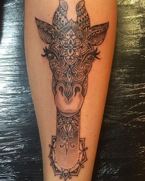 Mandala Arm Tattoo, Tattoo Frau, Giraffe Tattoo, Faith Tattoos, Animal Tattoos For Women, Mother Nature Tattoos, Traditional Tattoo Sleeve, Tattoo Now, Leg Tattoos Women