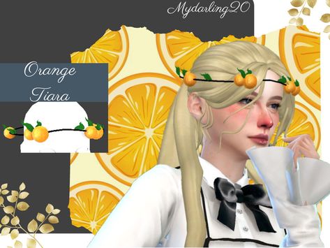 Mydarling20's Orange Accessory Orange Sims 4 Cc, Sims Design, Cc Accessories, Ts4 Mods, Cc Sims4, Orange Accessories, Mod Hair, Tumblr Sims 4, Sims 4 Cc Folder