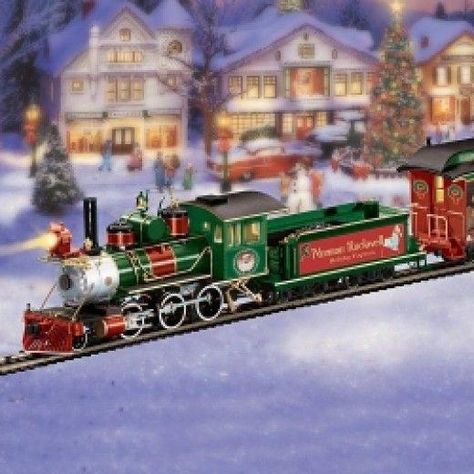 Top Rated Christmas Train Sets For Under The Tree #electrictrainsets Train Under Christmas Tree, Christmas Tree Train Set, Christmas Trains, Norman Rockwell Christmas, Christmas Classroom Treats, Christmas Tree Train, Christmas Train Set, Norman Rockwell Art, Electric Train Sets