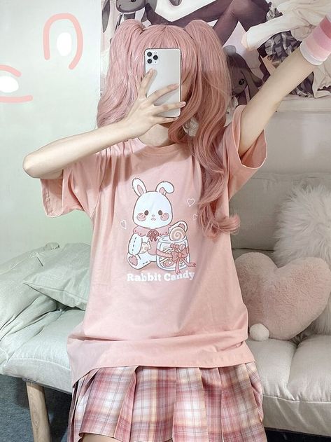 Shibu Kawaii, Summer Cartoon, Cartoon Bear, Japanese Outfits, Bear T Shirt, Bear Cartoon, Bear Print, Milk Tea, Baby Onesies