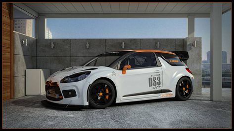 Citroen DS3 Racing Carport by dangeruss Citroen Car, Citroen Ds3, Sports Car Wallpaper, Lotus Car, Hot Hatch, Cars Racing, Rally Cars, Car Projects, Citroen Ds