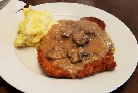 Jaeger Sauce, German Rouladen, Jaeger Schnitzel, Beef Roll Ups, German Schnitzel, Whole Grain Mustard, Schnitzel Recipes, German Foods, Pork Schnitzel