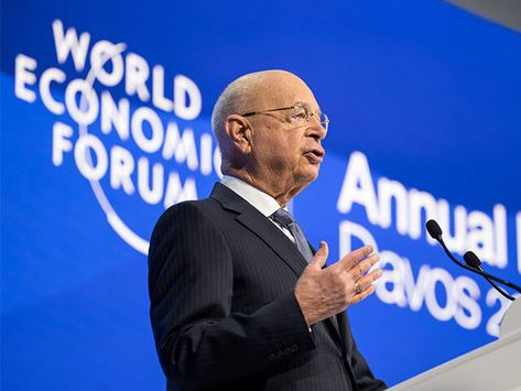 klaus-schwab-WEF-world-economic-forum-davos-2024-getty Klaus Schwab, Jamie Dimon, Global Population, Forbes Magazine, Personalized Nutrition, The Great, Business Leaders, World Economic Forum, Davos