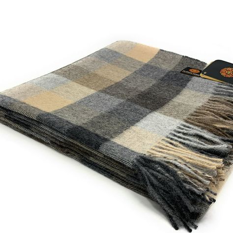 Alpaca Home - Cabin Check Alpaca Throw Blanket - Hand Twisted Fringed - 100% Alpaca Wool (Fiesta Cabin) - Walmart.com Herringbone Throw Blanket, Alpaca Wool Blanket, Wool Sofa, Sofa Throws, Herringbone Throw, Plaid Throw Blanket, Alpaca Throw, Wool Blankets, Plaid Throw