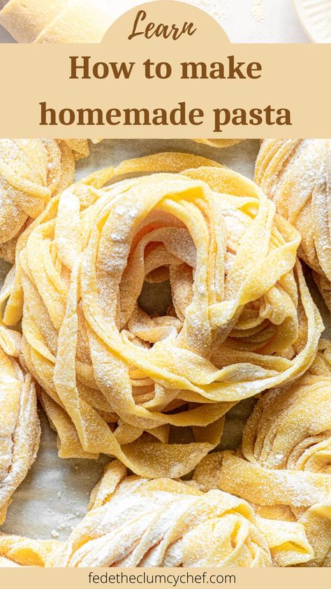 Simple Homemade Pasta, Best Homemade Pasta, Homemade Pasta Dough Recipe, Pasta Dough Recipe, Pasta From Scratch, Homemade Pasta Dough, Pasta Dough Recipes, Make Your Own Pasta, Pasta Flour