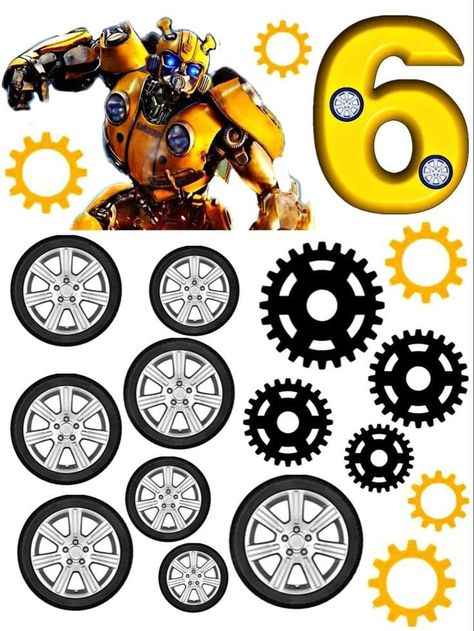 Bumble Bee Cake Topper Printable, Bumblebee Cake Topper Printable, Transformers Cake Topper Printable, Bumble Bee Cake Transformers, Transformers Cake Ideas, Transformers Cake Topper, Bumble Bee Transformer Cake, Transformers Birthday Cake, Rescue Bots Party