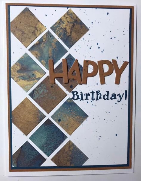 Homemade Cards For Men Birthdays, Male Card Ideas, Masculine Cards Handmade Happy Birthday, Birthday Cards For Men Diy, Simple Birthday Cards For Men, Male Birthday Cards Handmade For Men, Masculine Birthday Cards Handmade, Stampin Up Masculine Birthday Cards, Masculine Cards Handmade