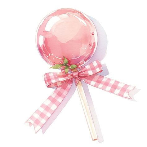 Coquette Red, Red Lollipop, Artsy Background, Balloon Painting, Png Coquette, Ribbon Png, Chocolate Maker, Pink Painting, Coquette Pink