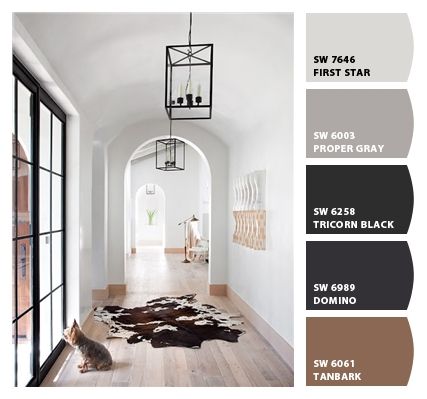 First Star Sherwin Williams Color Palettes, Sw First Star 7646, Sw First Star Walls, First Star Sherwin Williams Bedroom, First Star Sherwin Williams Living Room, Sw First Star, First Star Sherwin Williams, Kitchen Trim, Interior Paint Schemes