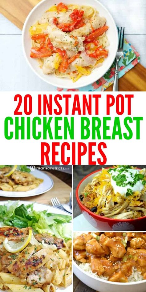 Chicken Breast Instant Pot Recipes, Boneless Skinless Chicken Breast Recipes, Skinless Chicken Breast Recipes, Instant Pot Chicken Recipes, Chicken Boneless Breast Recipes, Chicken Ideas, Chicken Breast Recipes Easy, Best Instant Pot Recipe, Chicken Breast Recipes Healthy