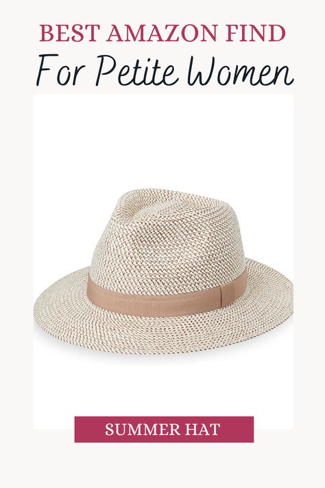 This is my favorite hat EVER!! 
Stay chic and sun-safe with the Wallaroo Petite Charlie Fedora Sun Hat! Made with UPF 50+ fabric, it blocks 97.5% of UV rays. Designed for petite women, its 2¾-inch brim offers perfect shade. Packable with our Soft Taco Fold, it’s travel-ready. Customize the fit with the internal drawstring for all-day comfort. Made from 100% polypropylene, it’s durable and easy to care for. Embrace style and protection on any sunny adventure! Lightweight Sun Hat With Upf 50+ And Short Brim, Lightweight Travel Sun Hat, One Size Fits Most, Lightweight Solid Sun Hat, One Size Fits Most, Lightweight Vacation Hat, One Size, Lightweight Panama Hat For Beach, One Size, Hats For Small Heads, Summer Hats For Women, Soft Tacos, Sun Hats For Women