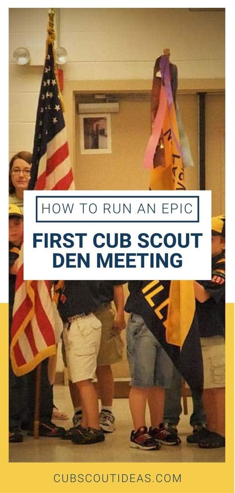 Worried about your first Cub Scout den meeting? Here are some ideas on how to make your meeting epic and hassle free! We have multiple different ideas with activities and games. You've got this! Wolf Den Meeting Ideas, Cub Scout Get To Know You Activities, Tiger Den Meeting Ideas, Lion Den Meeting Ideas, Cub Scout Pack Meeting Ideas, Cub Scout Lion Den Activities, Lion Scout Activities, Cub Scout Oath, Lion Scouts