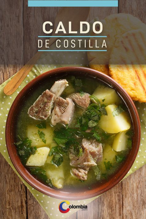 Colombia Food, Colombian Dishes, Colombian Cuisine, Mexican Soup Recipes, Mexican Soup, Colombian Food, Beef Soup, Bowl Of Soup, Mexican Dishes