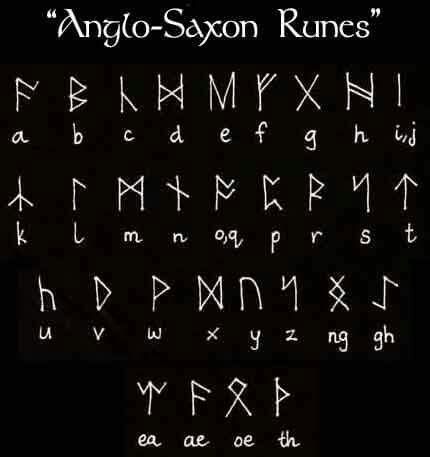 Runes Anglo Saxon Runes Alphabet, Anglo Saxon Alphabet, Saxon Tattoo, Saxon Runes, Anglo Saxon Language, Anglo Saxon Tattoo, Runes Alphabet, Anglo Saxon Runes, Celtic Alphabet