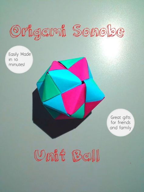 Origami Ball : 3 Steps - Instructables Post It Note Origami, Note Origami, Origami Yoda, Origami Bookmarks, Origami Star Box, Origami Ball, Origami Bookmark, Origami Tutorials, Origami For Beginners