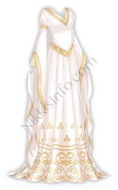 Gaun Abad Pertengahan, Istoria Modei, Fest Outfits, Fantasy Dresses, Dress Sketches, Dress Drawing, Fantasy Gowns, Medieval Dress, Anime Dress