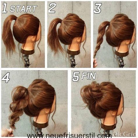 Hairstyles Hoco, Easy Hairstyles For Medium Hair, Hoco Hairstyles, Easy Hair Updos, Fast Hairstyles, Peinados Fáciles Para Cabello Corto, Hair Up Styles, Bun Hairstyles For Long Hair, Penteado Cabelo Curto