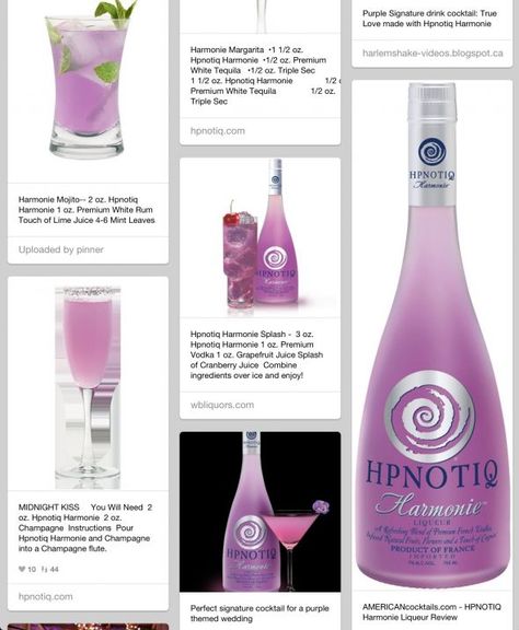 Found on Weddingbee.com Share your inspiration today! Purple Signature Drinks, Purple Drinks Alcohol, Purple Liquor, Glace Fruit, Purple Drink, Lila Party, Dj Photo, Purple Drinks, Purple Cocktails