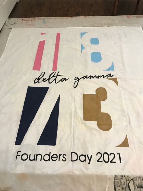 Founders Day Banner, Founders Day, Delta Gamma