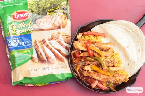 Fahijatas Recipe Chicken, Chicken Fahijatas Recipe, Frozen Chicken Fajitas, At Home Fajitas, Chicken Fajita Wrap Recipe, Chicken Fajita Freezer Meal, Homemade Chicken Fajitas, Restaurant Chicken Fajitas, Quick And Easy Chicken Fajita Recipe