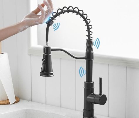 @welovinlife posted to Instagram: Style and convenience are wrapped together in this beautiful kitchen faucet. Check out the link in our smart.bio. #welovinlifedecor #decorideas #decorinspiration #homedecorating #homedecorideas #housedecor #decorhome #faucets #kitchenlife #kitchens #kitchendecor Touch Kitchen Faucet, Kitchen Water, Water Waste, Functional Space, Elegant Colors, Old Kitchen, Washing Dishes, Water Tap, Beautiful Kitchens