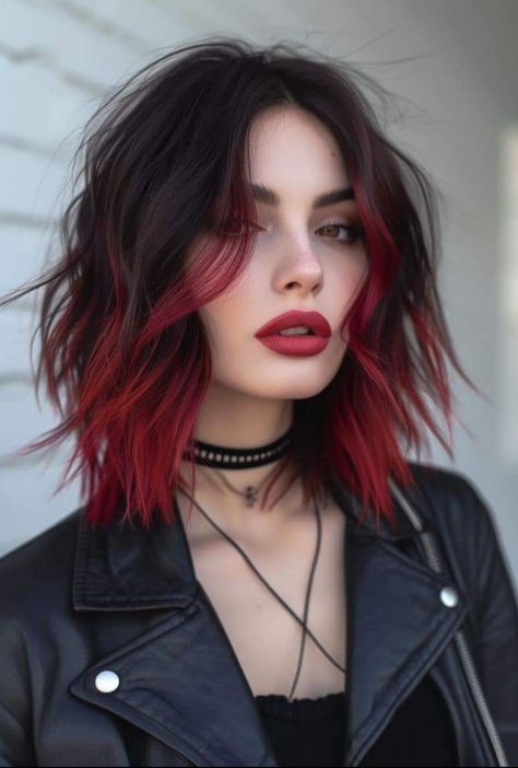 Medium Textured Hair, Vibrant Hair, Dyed Hair Inspiration, Pretty Hair Color, Hair Shades, Hair Inspiration Color, Hair Inspo Color, Hair Color Trends, Aesthetic Hair