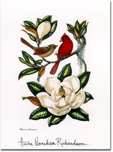 Magnolia Tattoo, Magnolia Grandiflora, Mother Daughter Tattoos, Tattoos For Daughters, Vintage Birds, Elementary Art, Sympathy Cards, I Tattoo, Mother Daughter