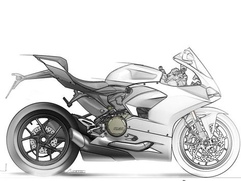 2020 Ducati Panigale V2 Insider Review | Motorcyclist Ducati Panigale V2, Motor Art, Motorcycle Drawing, Bike Sketch, Motorbike Design, Concept Motorcycles, Black Comics, Ducati Panigale, Bobber Motorcycle