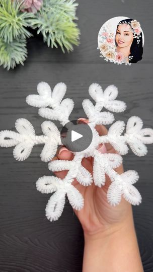 105K views · 1.8K reactions | Amazing Christmas Craft Ideas! #snowflakes #christmasdecor #christmasdecorations #christmasornaments #christmas2024 #christmastree #craftideas #fyp #fypシ゚ #usa #foryou | VIKI Studio DIY Pipecleaner Snowflakes Diy, Snowflake Pipe Cleaner Ornaments, Pipe Cleaner Snowflakes With Beads, Pipe Cleaner Snowflakes, Snowflake Craft For Kids, Diy Snowflake Decorations, Snowflake Ornaments Diy, Outdoor Decoration Ideas, Alphabet Crafts Preschool