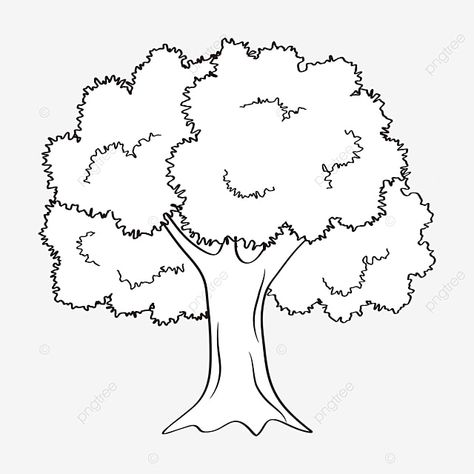 Black And White Tree Drawing, Tree Clipart Black And White, 7 Habits Tree, Big Tree Drawing, Family Tree Drawing, Tree Of Life Painting, Drawing Black And White, Lip Drawing, Drawing Png