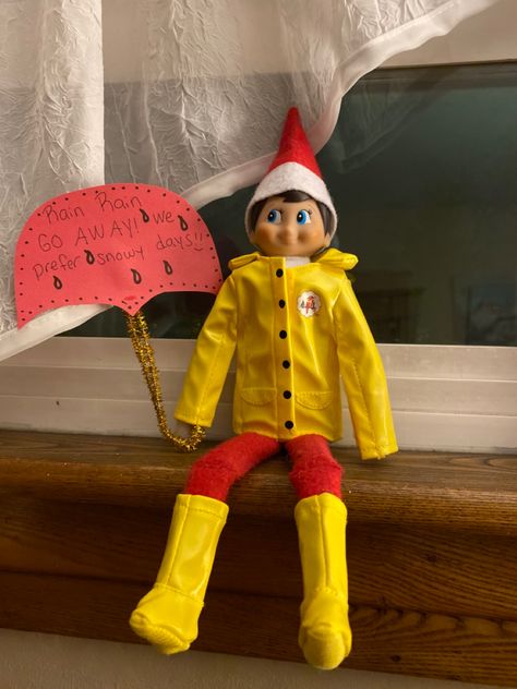 Rainy day Elf On The Shelf Rainy Day Ideas, Elf On The Shelf Rainy Day, Rainy Day Ideas, Elf 2023, Shelf Elf, Xmas Elf, Wet Felting Projects, Elf Ideas, Wet Felting