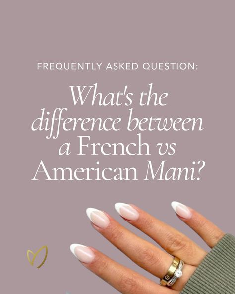 #nails | What is the difference between American and French dip nails? 🇫🇷 The French manicure, with its traditional bright white tips and sheer pink base, offers a classic and professional look. 🇺🇸 In contrast, the American manicure has a softer, more natural appearance with off-white tips. Which your favorite’s? 🇫🇷 French 🇺🇸 American #jadenailstudio #miami #doral #inspo #inspiration #nailsnailsnails American Nails French, Sns French Manicure, Bright French Tip Nails, Dip Powder French Manicure, Modern French Manicure Trends, French Tip Dip Nails, French Manicure Dip, American French Nails, American French Manicure