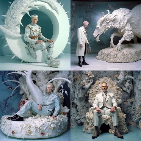 Matthew Barney style in Midjourney AI (V5.1, V5, V4, niji 5) | Various Artists | Concept Artists | | | Andrei Kovalev's Midlibrary Mathew Barney, Tang Yau Hoong, Matthew Barney, Symmetrical Balance, Sketch Images, Muted Tones, Ap Art, Contemporary Artist, Various Artists