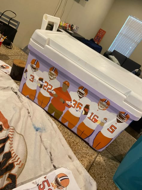 Nola Formal Cooler, Ka Cooler, Cooler Ideas Fraternity, Frat Coolers Ideas, Nola Formal, Mountain Weekend Cooler, Nola Cooler, Formal Coolers, Frat Formal